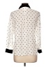 Zara Basic Polka Dots Ivory Long Sleeve Blouse Size L - photo 2