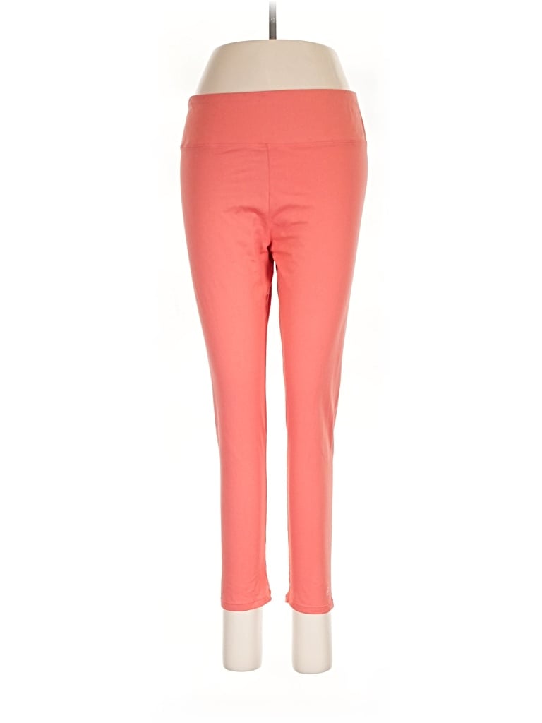Pre-owned Cuddl Duds Active Pants In Orange