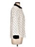 Zara Basic Polka Dots Ivory Long Sleeve Blouse Size L - photo 4