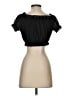 Unbranded Black Short Sleeve Blouse Size S - photo 2