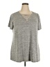 Sunday Gray Short Sleeve Top Size 2X - photo 1