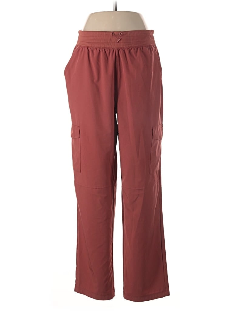 Pre-owned Apana Casual Pants In Burgundy