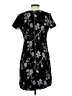 Calvin Klein Floral Black Casual Dress Size 4 - photo 2