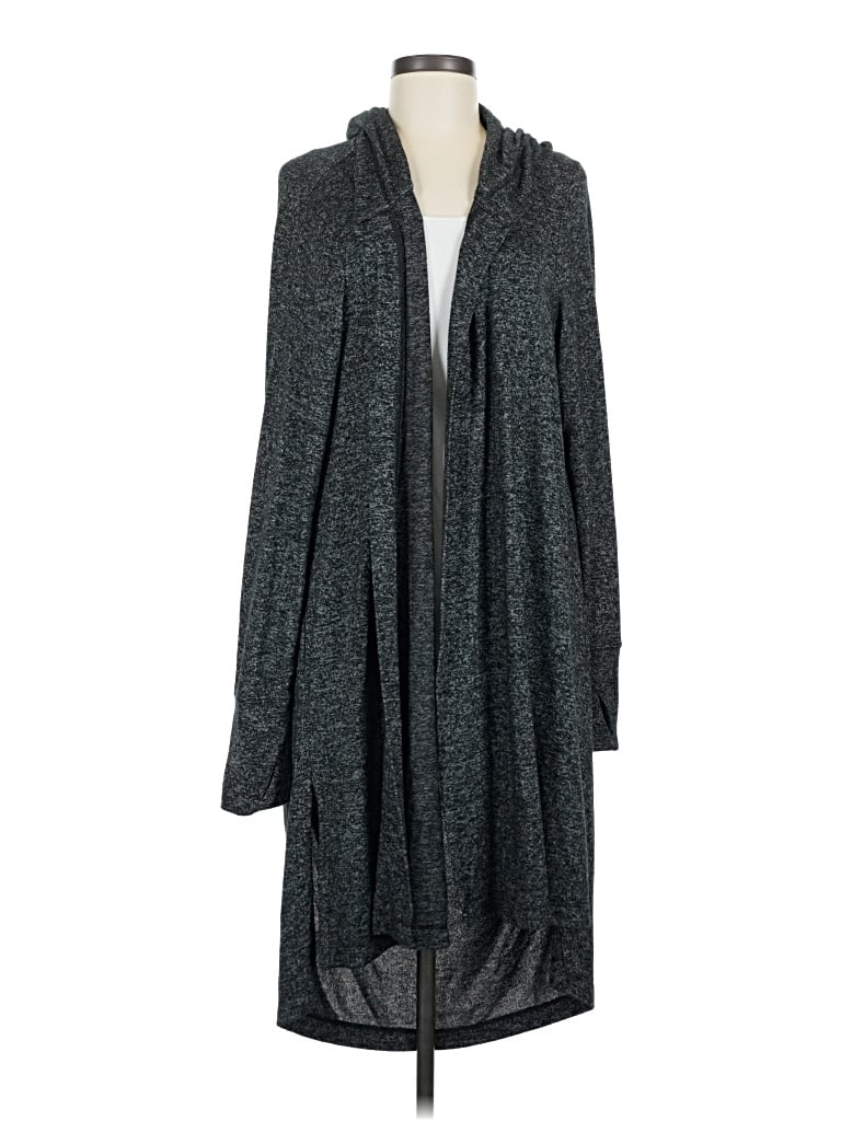 Pre-owned Athleta Cardigan Sweater In Gray
