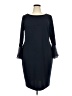 Calvin Klein 100% Polyester Solid Blue Cocktail Dress Size 18 - photo 1