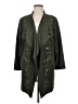 Chico's Green Coat Size Med (1) - photo 1