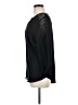 Fortune + Ivy 100% Polyester Black 3/4 Sleeve Blouse Size M - photo 5