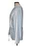 New Directions Blue Long Sleeve Blouse Size L - photo 5