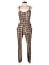 Jolie & Joy Graphic Brown Jumpsuit Size XL - photo 1