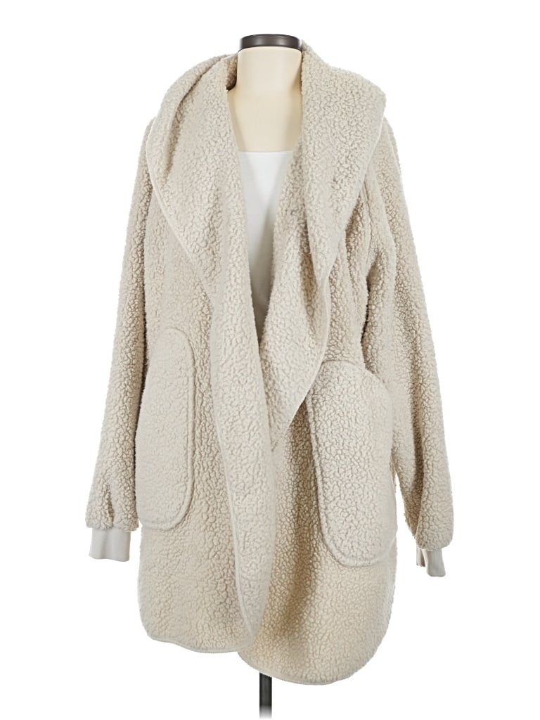 Pre-owned Assorted Brands Cardigan Sweater In Ivory