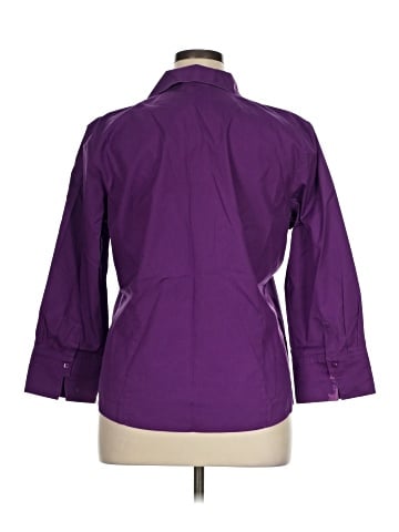 Chico's 3/4 Sleeve Button-Down Shirt (view 2)