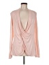 BCBGMAXAZRIA 100% Rayon Pink Long Sleeve Blouse Size M - photo 1