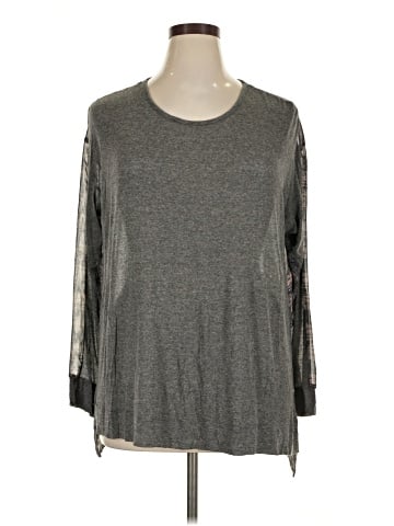Bobeau 3/4 Sleeve Top (view 1)