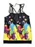 DRESSFO Tie-dye Black Swimsuit Top Size 6 - photo 1