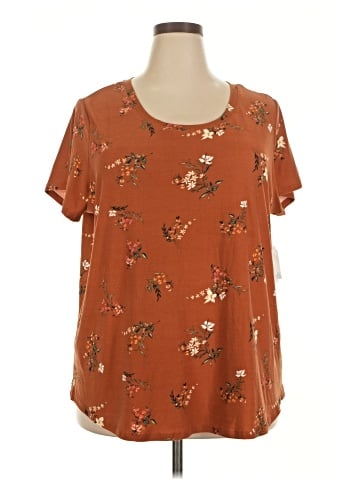 Pink Rose Short Sleeve T-Shirt (view 1)