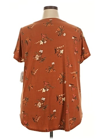 Pink Rose Short Sleeve T-Shirt (view 2)