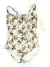 Gottex Tweed Ivory One Piece Swimsuit Size 14DD - photo 1