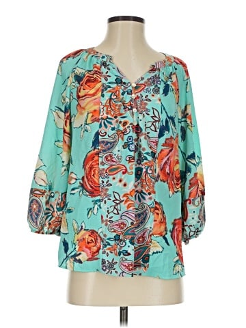 Figueroa & Flower 3/4 Sleeve Blouse (view 1)