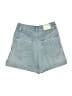 Express Blue Denim Shorts Size 0 - photo 2
