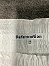 Reformation 100% Linen Solid Ivory Shorts Size XS - photo 3