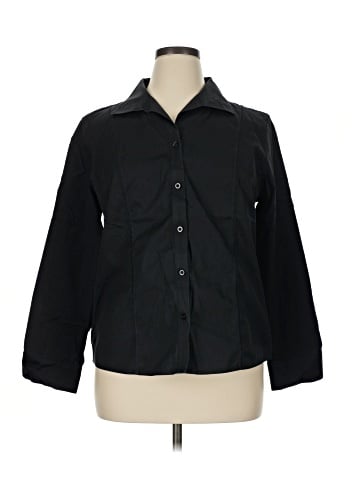 Chico's 3/4 Sleeve Button-Down Shirt (view 1)
