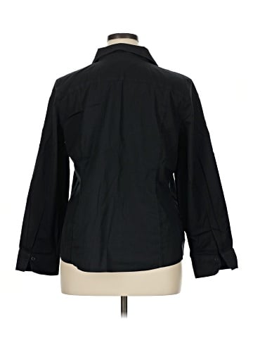 Chico's 3/4 Sleeve Button-Down Shirt (view 2)
