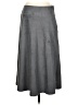 Sigrid Olsen 100% Polyester Solid Gray Casual Skirt Size 4 Petite - photo 1