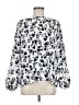 Ann Taylor 100% Polyester White Long Sleeve Blouse Size M - photo 1