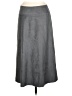 Sigrid Olsen 100% Polyester Solid Gray Casual Skirt Size 4 Petite - photo 2