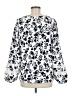 Ann Taylor 100% Polyester White Long Sleeve Blouse Size M - photo 2