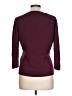 August Silk Burgundy Cardigan Size L - photo 2