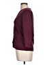 August Silk Burgundy Cardigan Size L - photo 7