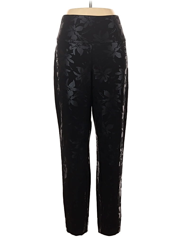 Pre-owned Soft Surroundings Track Pants In Black