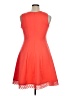 Donna Ricco Solid Orange Cocktail Dress Size 16 - photo 2