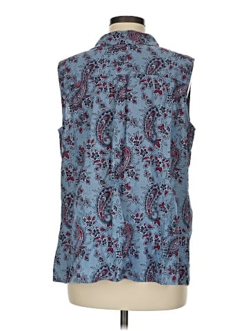 Unbranded Sleeveless Button-Down Shirt (view 2)
