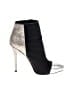 Assorted Brands 100% Leather Silver Ankle Boots Size EU 39 1/2 - photo 1