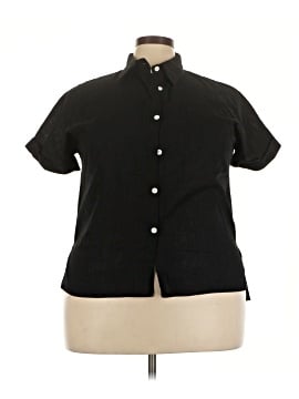 Unbranded Short Sleeve Button-Down Shirt (view 1)