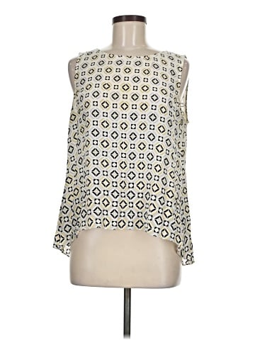 White House Black Market Sleeveless Silk Top (view 1)