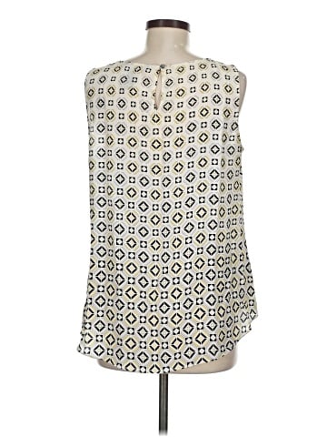 White House Black Market Sleeveless Silk Top (view 2)