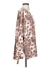 Zenana Animal Print Brown Long Sleeve Blouse Size S - photo 4