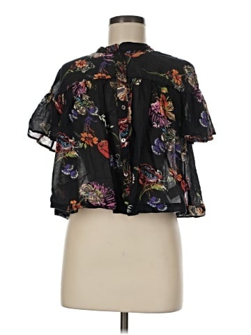 Free People Short Sleeve Blouse (view 1)