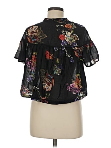 Free People Short Sleeve Blouse (view 2)