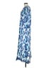 Boston Proper 100% Polyester Blue Kimono Size M - photo 5