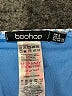 Boohoo 100% Polyester Polka Dots Blue Swimsuit Bottoms Size 4 - photo 3