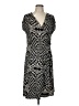 212 Collection Chevron-herringbone Black Casual Dress Size L - photo 1