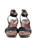 Gentle Souls 100% Leather Black Wedges Size 7 1/2 - photo 2