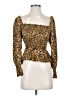 Mi ami 100% Rayon Gold Long Sleeve Top Size XS - photo 1