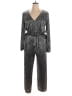 Next Metallic Silver Jumpsuit Size 14 - photo 1