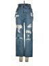 PacSun Hearts Blue Jeans Size 25 waist - photo 1