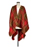 Lands' End 100% Acrylic Red Poncho One size - photo 1
